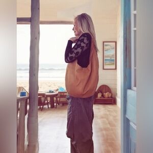 Below The Belt Tan Leather Hobo Bag